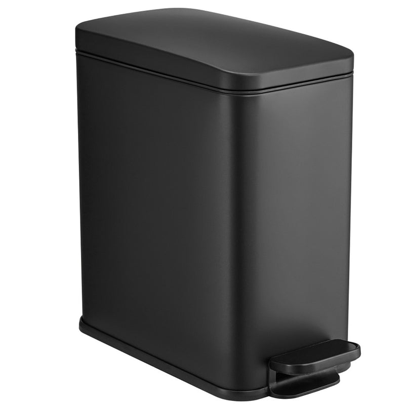 Slimbin smalle Prullenbak 10 Liter - mat zwart