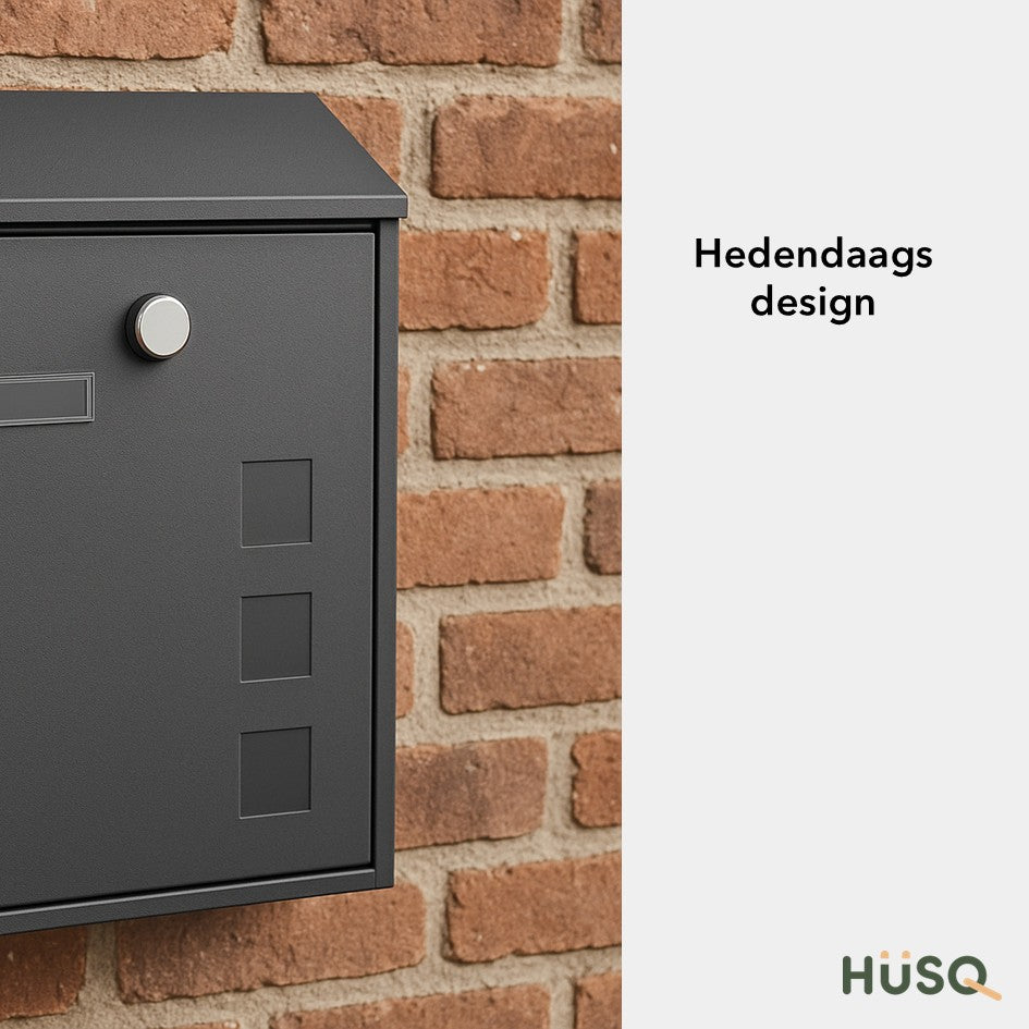 moderne brievenbus van HÜSQ