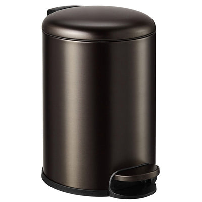 Slimbin Prullenbak 3 Liter - gun metal