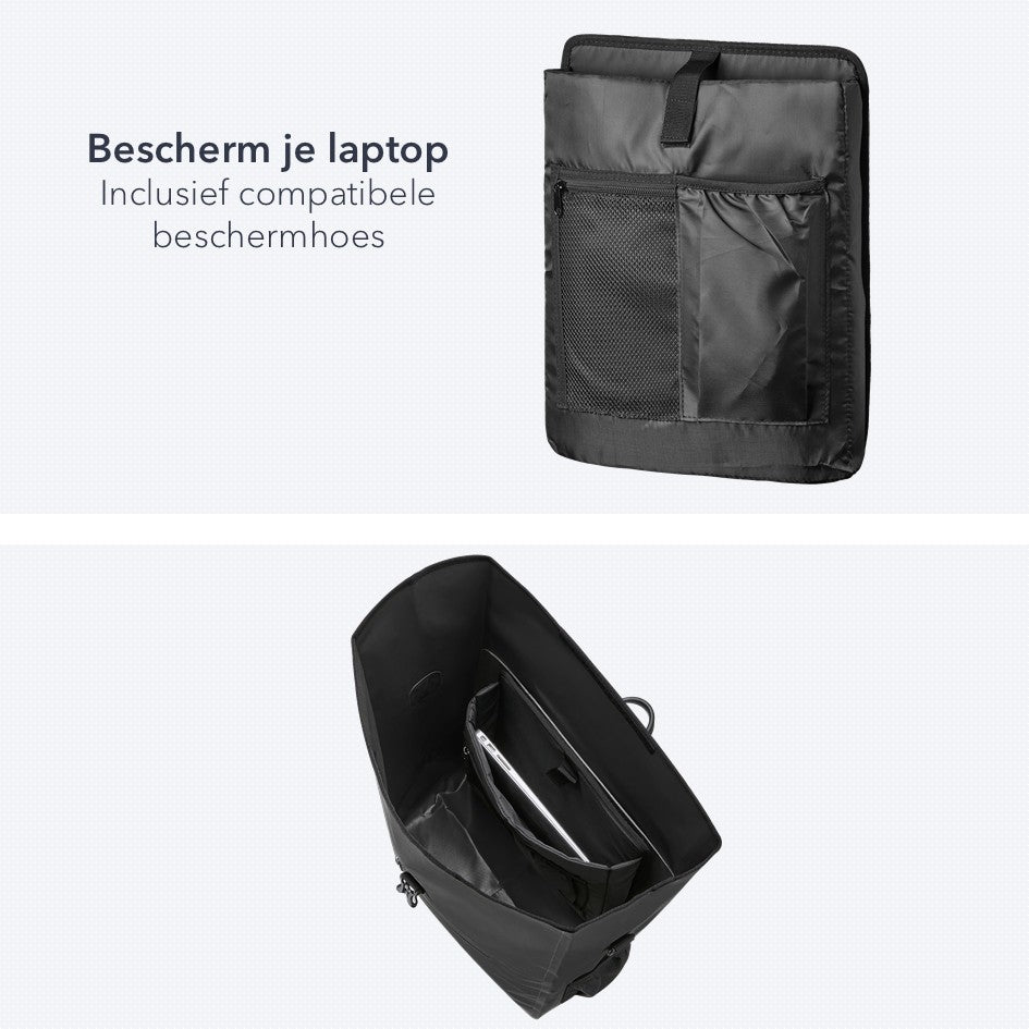 Fietstas 31 Liter | Waterdicht | zwart