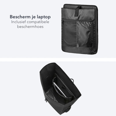 Fahrradtasche 31 Liter | Wasserdicht | Schwarz