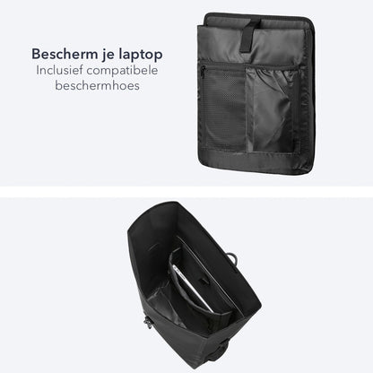 Fietstas 31 Liter | Waterdicht | zwart