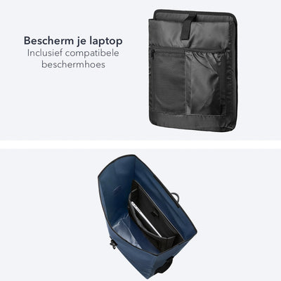 Fahrradtasche 31 Liter | Wasserdicht | Dunkelblau