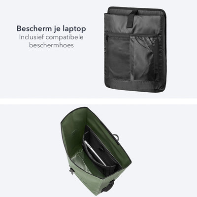 Fahrradtasche 31 Liter | Wasserdicht | Mintgrün