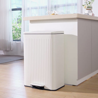 Prullenbak 60 Liter - 1 Binnenemmer - gebroken wit