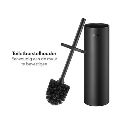 Ensemble d'accessoires de toilette pour WC avec matériel de montage