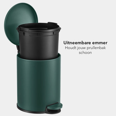 Poubelle Slimbin 5 litres - Vert pin