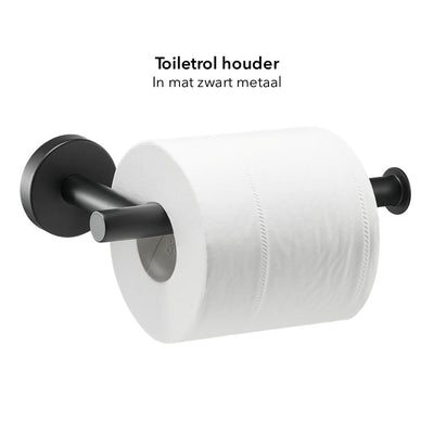 Ensemble d'accessoires de toilette pour WC avec matériel de montage