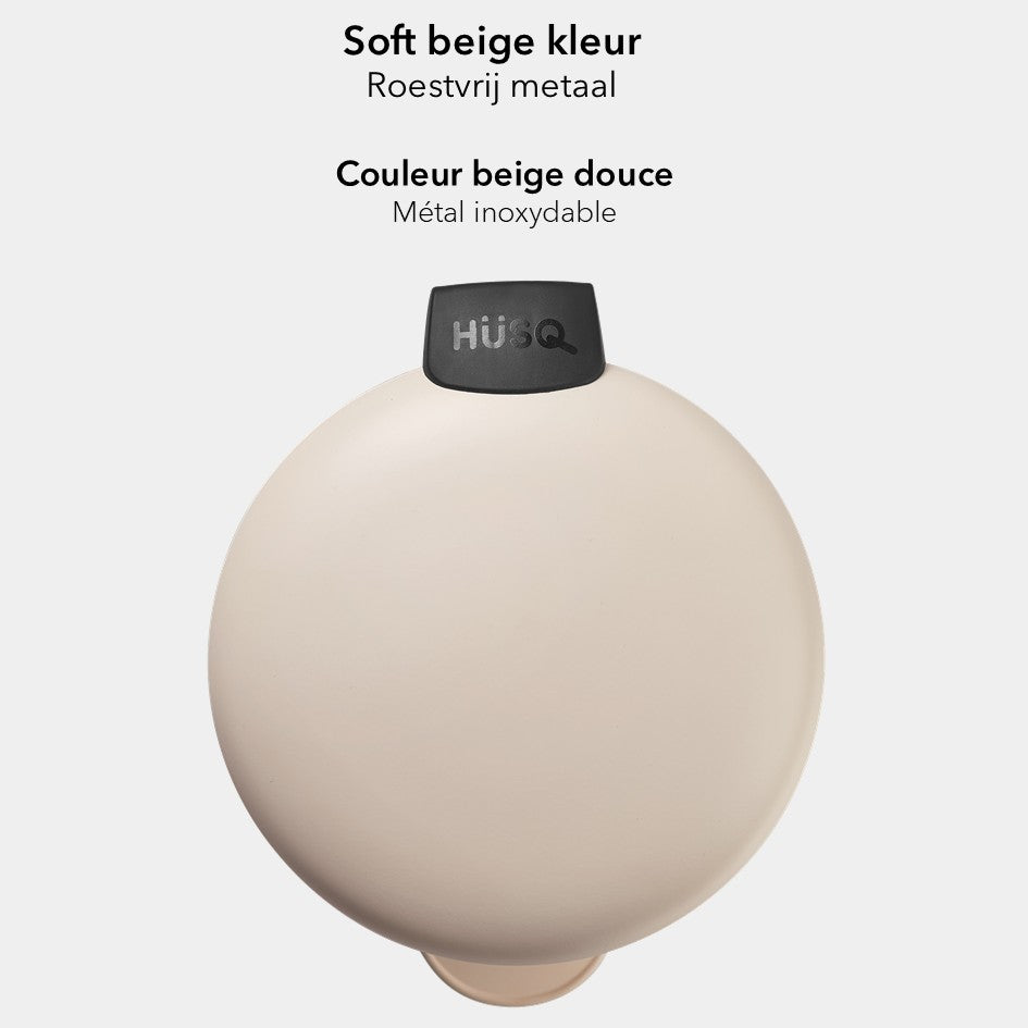 Slimbin Prullenbak 5 Liter - crème