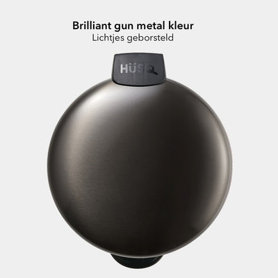 Slimbin Abfalleimer 5 Liter – Glänzendes Gunmetal