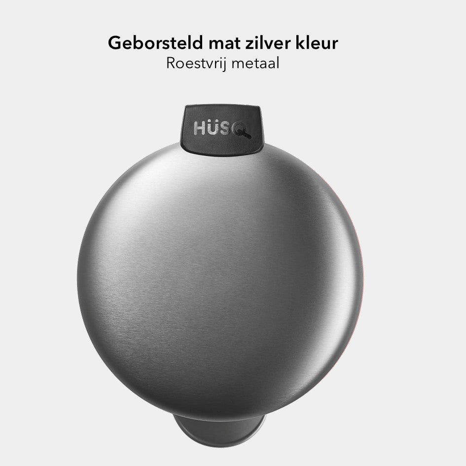 Slimbin Prullenbak 5 Liter - Mat zilver