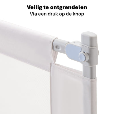 Cute & Keppe bedhekje 200 cm - Essentiel Editie, verstelbaar bedrail voor een veilige overstap naar een kinderbed