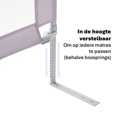 Cute & Keppe bedhekje 200 cm - Essentiel Editie, verstelbaar bedrail voor een veilige overstap naar een kinderbed