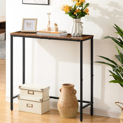 Consoletafel - houten Wandtafel - 75x24x75cm