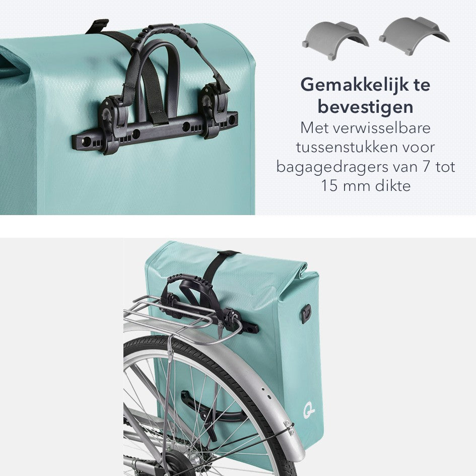 Fietstas 31 Liter | Waterdicht | munt groen