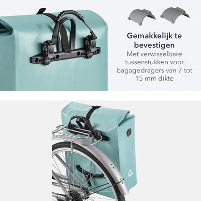 Fietstas 31 Liter | Waterdicht | munt groen