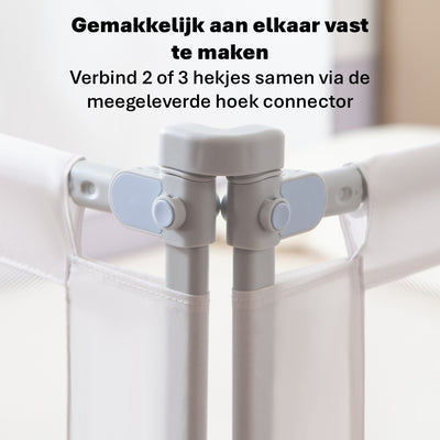 Cute & Keppe bedhekje 200 cm - Essentiel Editie, verstelbaar bedrail voor een veilige overstap naar een kinderbed