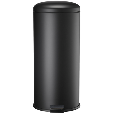 Slimbin Prullenbak - rond -30 liter - mat zwart