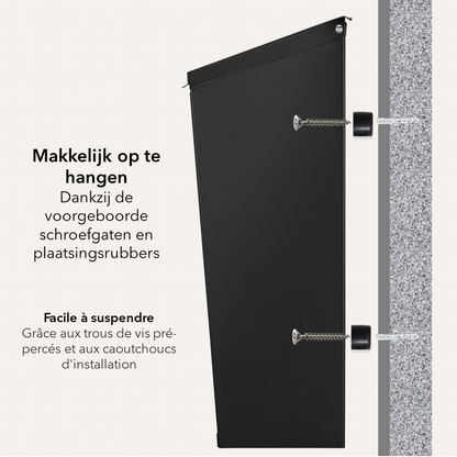 Postmaster sterke grote brievenbus - zwart