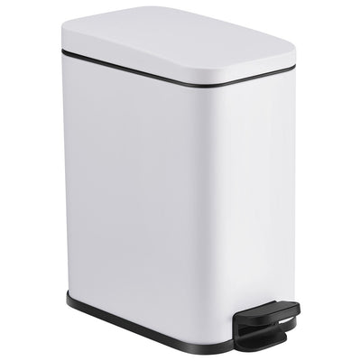 Witte prullenbak 5 liter