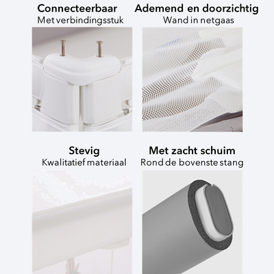 bedhekje met verbindingsstuk