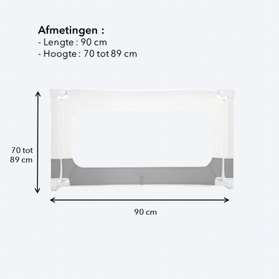 bedhekje van 90 cm lengte