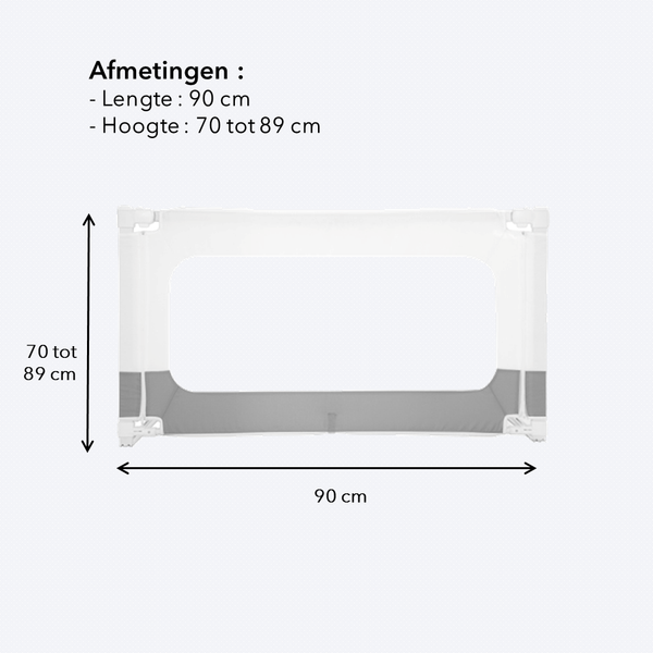 bedhekje van 90 cm lengte