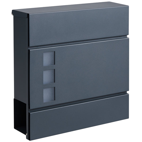 Brievenbus in antraciet Grijs (RAL7016)